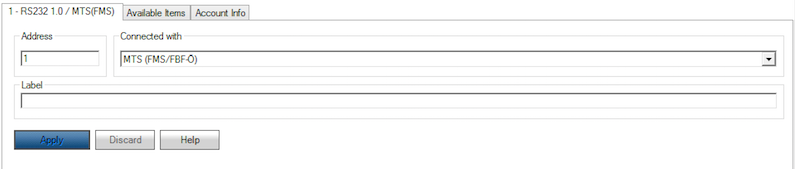 Bosch FPA configuration 1