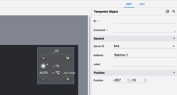 KNX UI Thermo