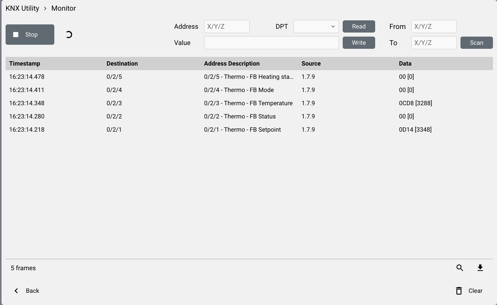 KNX Utility Interface