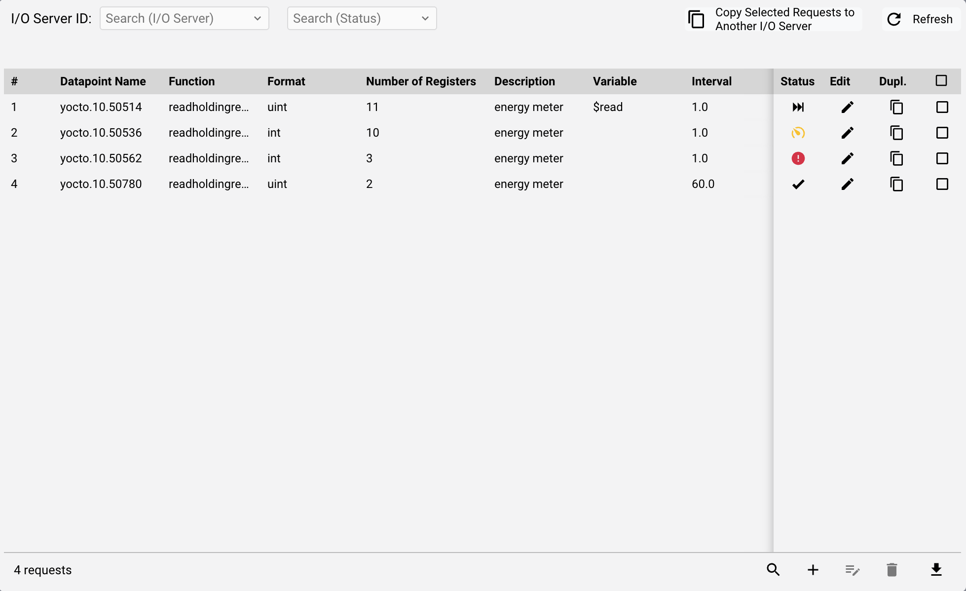 Modbus utility 1