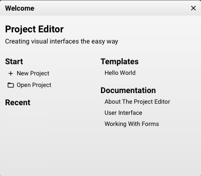 Project Editor