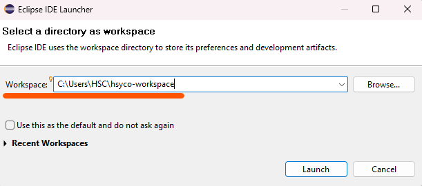 Workspace Launcher